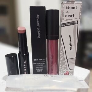 bareMinerals Gen Nude Buttercream Lipgloss - R.e.m Bundle